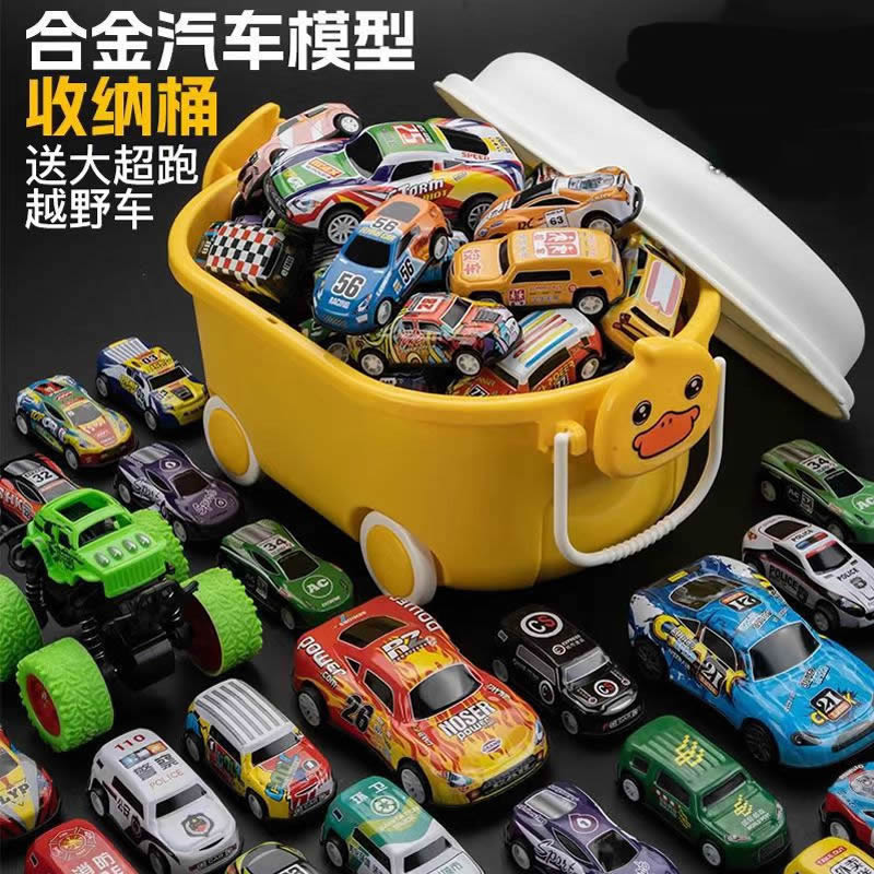 【爆款】金属铁皮车回力套餐玩具车3-6岁儿童玩具车车特大号