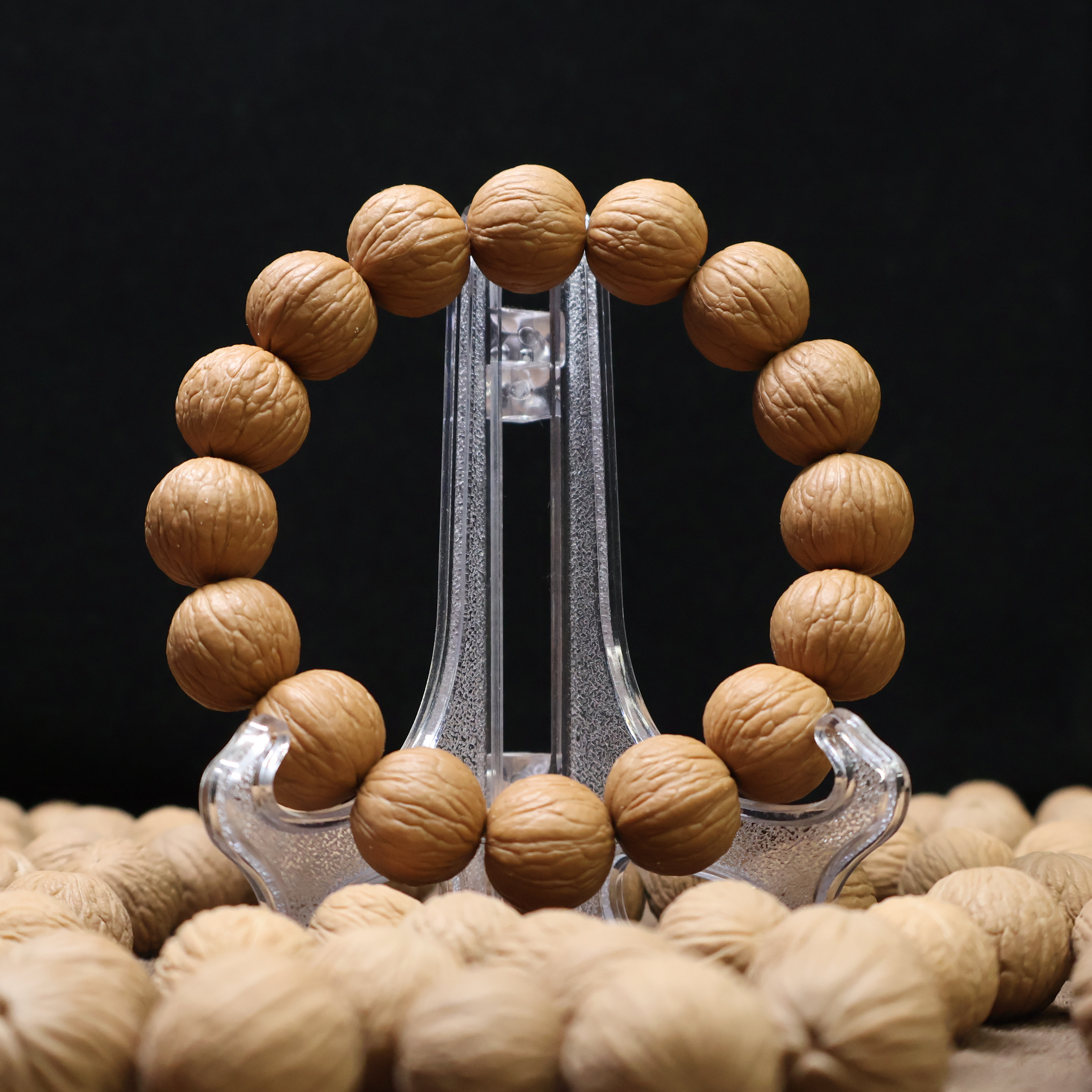 （七喜专属）纯种黑核桃聚宝盆手串