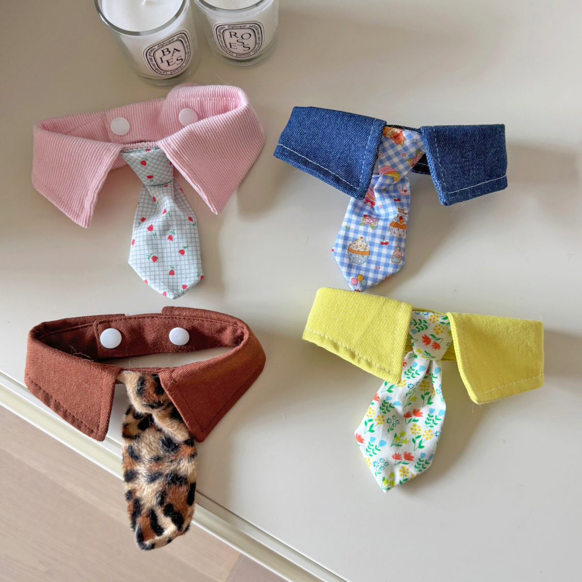 猫咪围脖狗狗围兜帅气围领宠物假领带装饰品小型犬配饰英短布偶