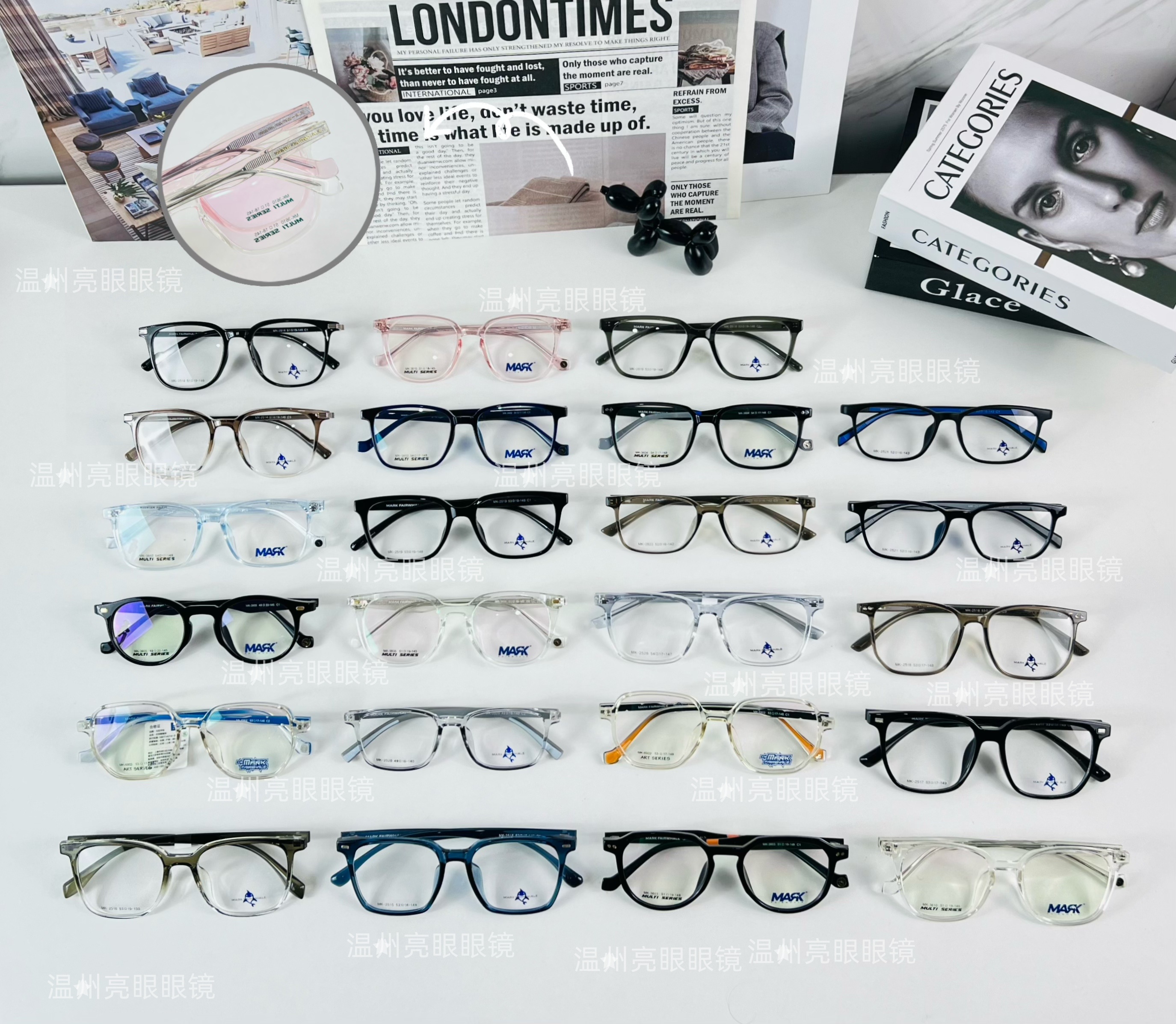 知名品牌超轻网红TR镜框 高品质 高性价比