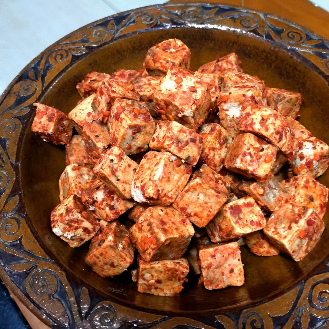 红安特产臭豆腐霉千张麻辣风味传统手工制作下饭菜