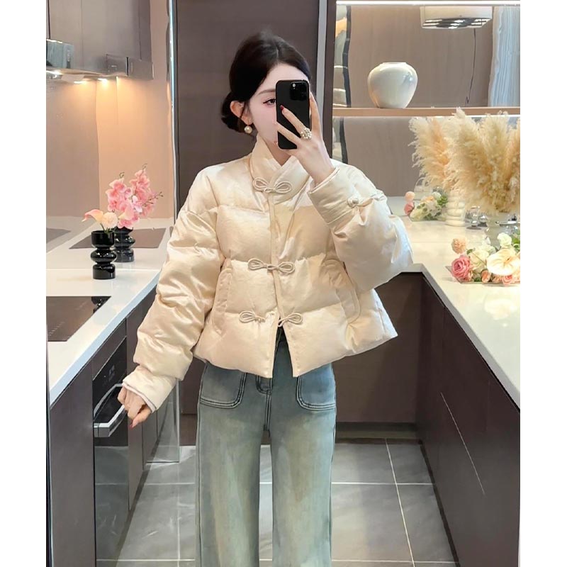 冬天洋气外套新年战袍保暖棉服女2025新款休闲大气保暖棉袄流行款