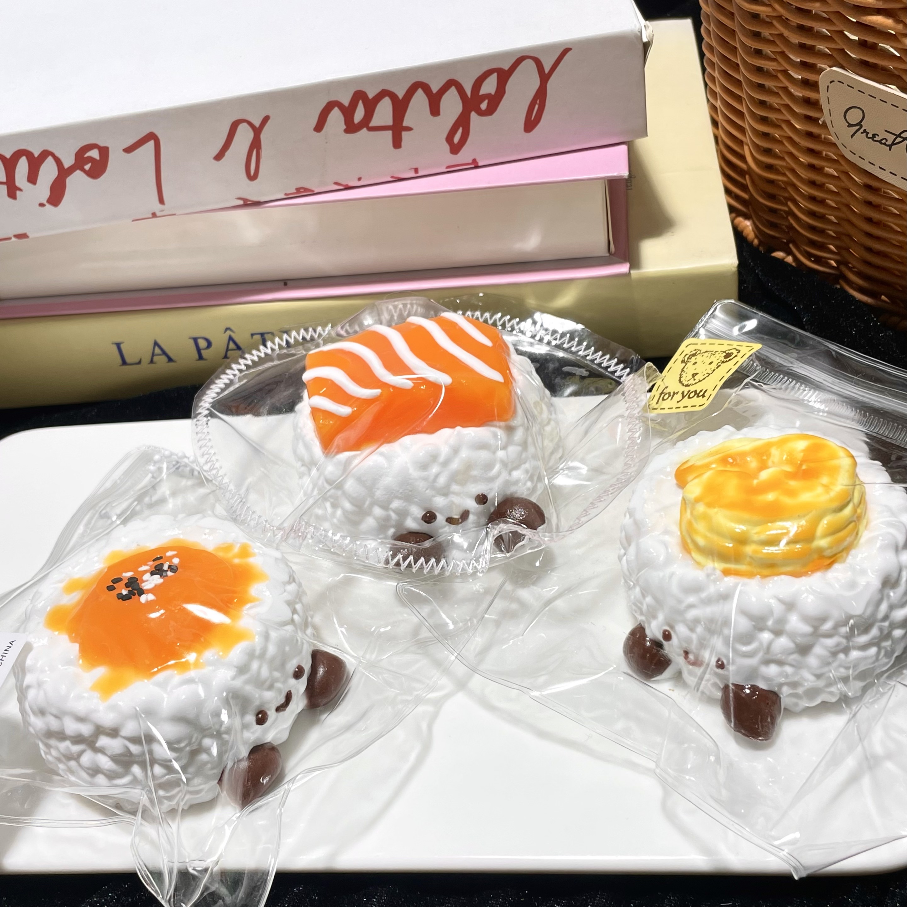 jellycat系列jc饭团捏捏食品级硅胶玩具解压神器超软慢回弹玩具