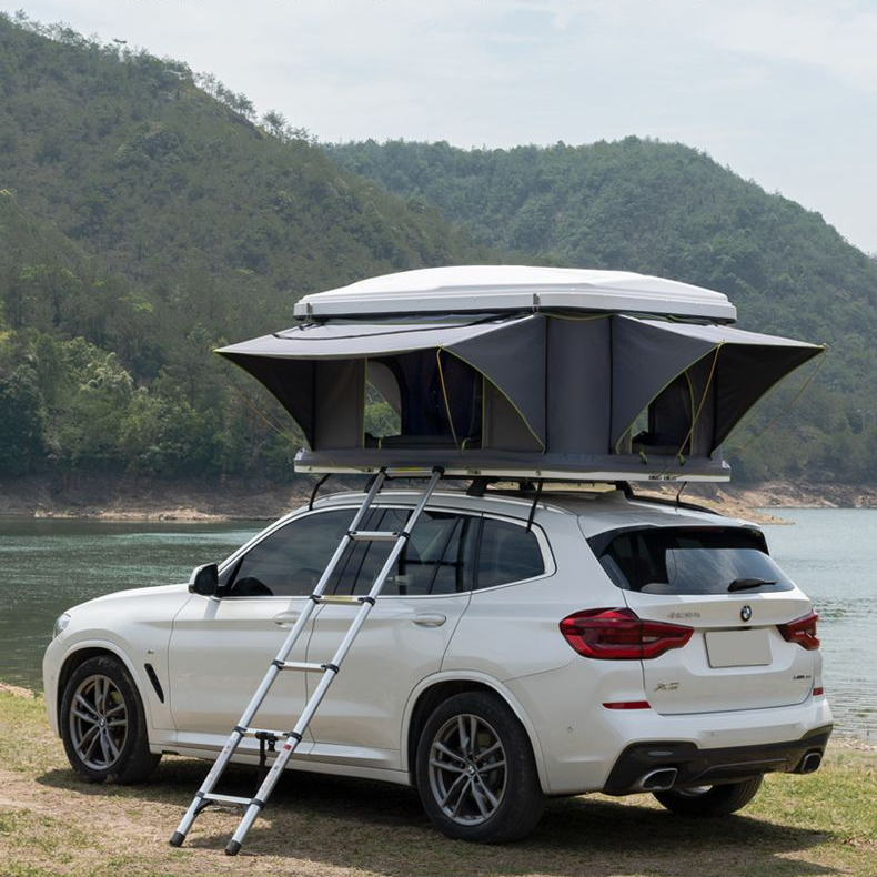 免搭建防雨车顶帐篷全自动折叠小轿汽车载SUV越野自驾游 户外露营