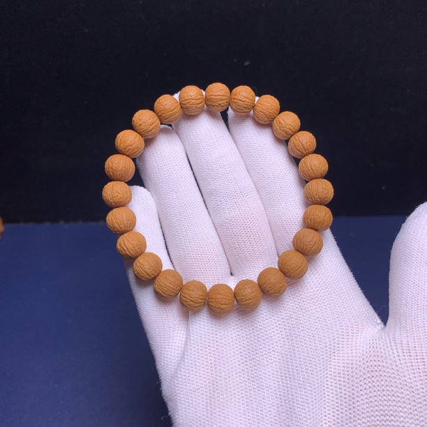 麒麟纹凤羽猴头核桃精品手串