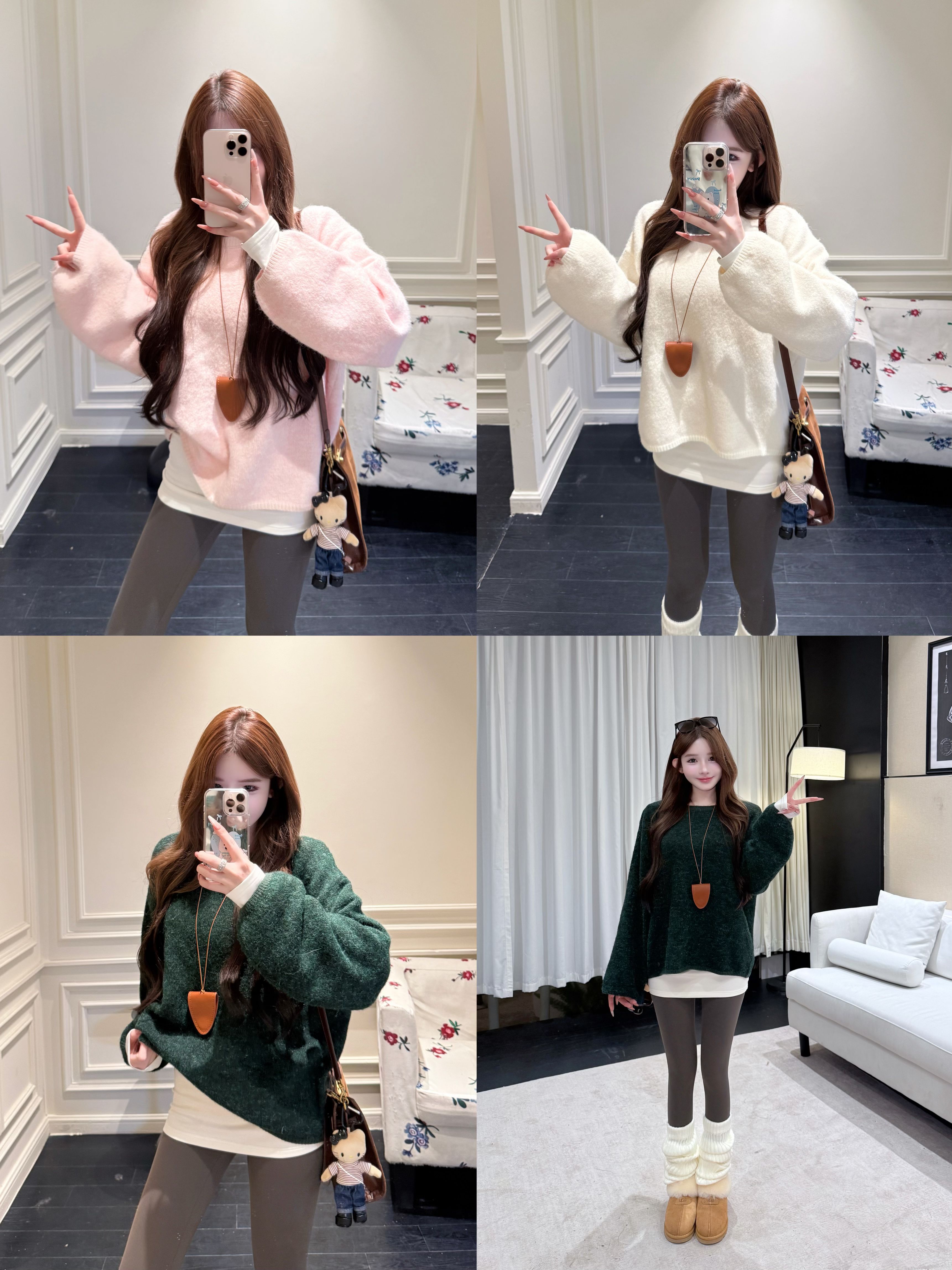 TUTU【奶呼雪球】羊毛/秋冬修身显瘦百搭针织毛衣长袖上衣#CT1565