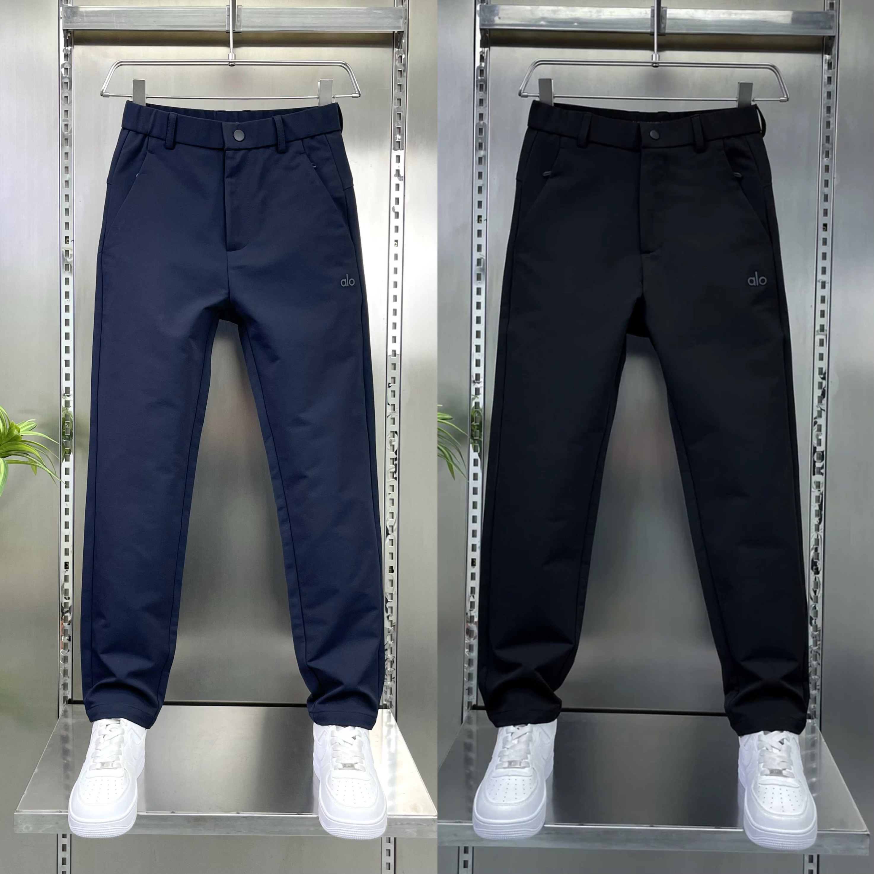 2025新款男士秋冬舒适百搭工装裤潮牌高档商务弹力加绒加厚休闲裤