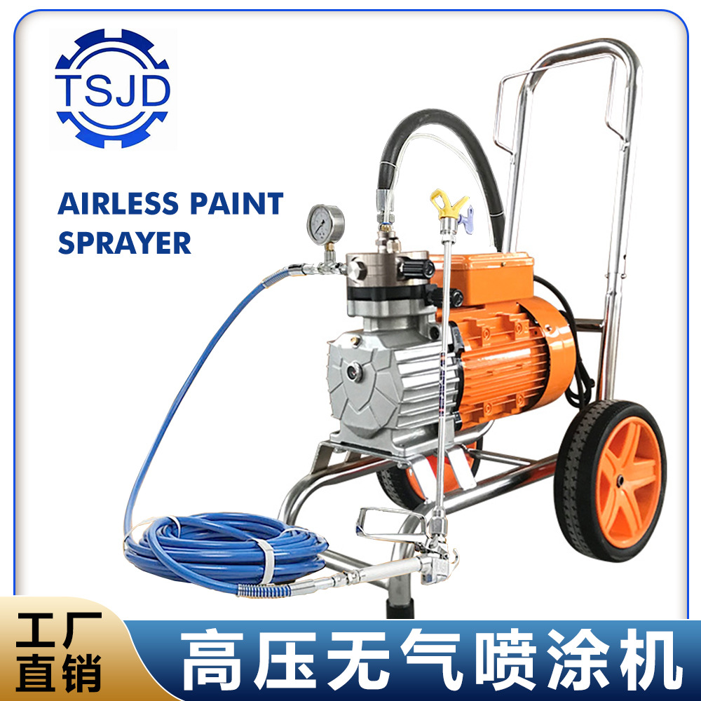 景田1030高压无气喷涂机油漆乳胶漆内外墙涂料防水大功率喷涂机厂
