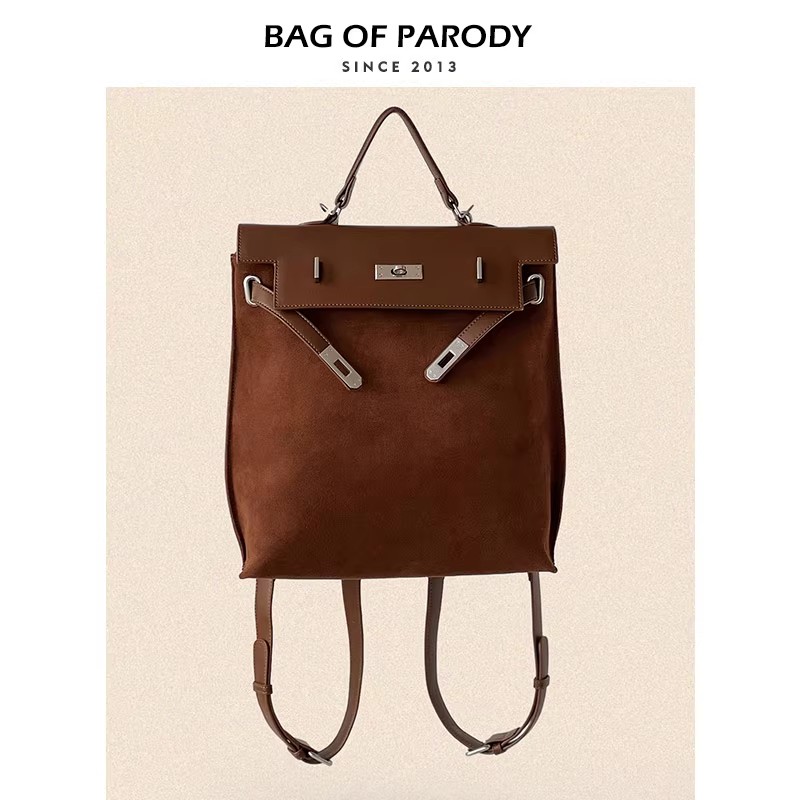 Bag of parody2025新款sweetbag odin toi背包复古真皮凯莉双肩包