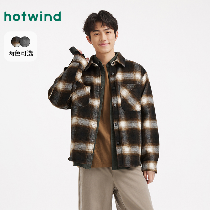 热风商场款男装夹克休闲冬季双11潮流秋冬保暖新款F07M25400外套