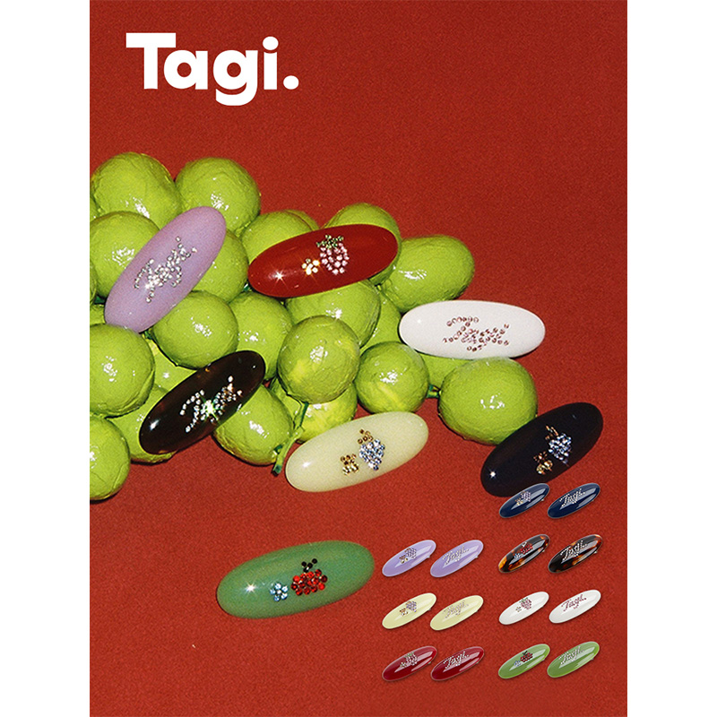 Tagi.怦怦水果发夹刘海夹镶嵌彩色醋酸时尚可爱发饰百搭ins