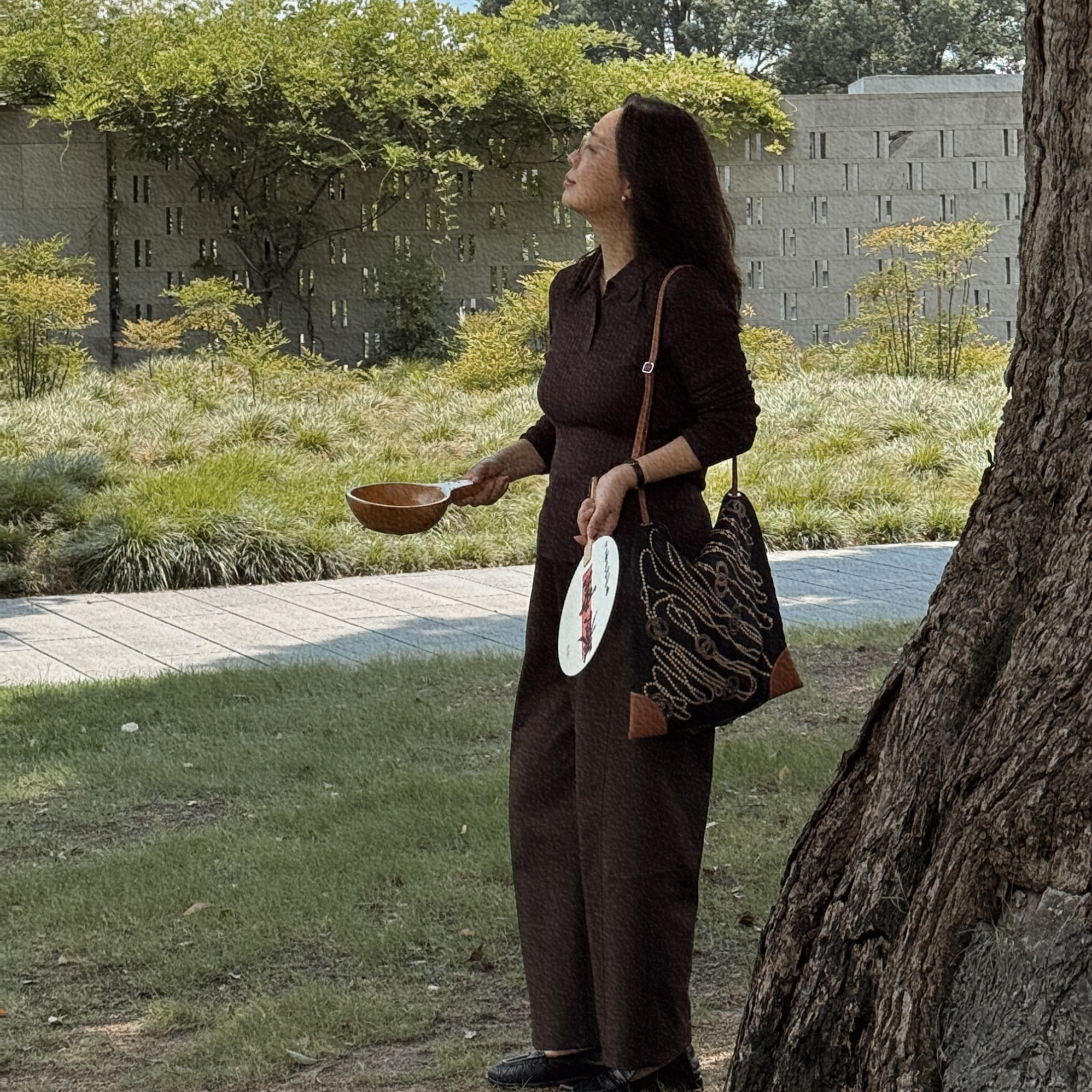 Ms.Qnn“挺括造型”樱花国进口面料抗皱挺括有型休闲裤 52P625 Q姐