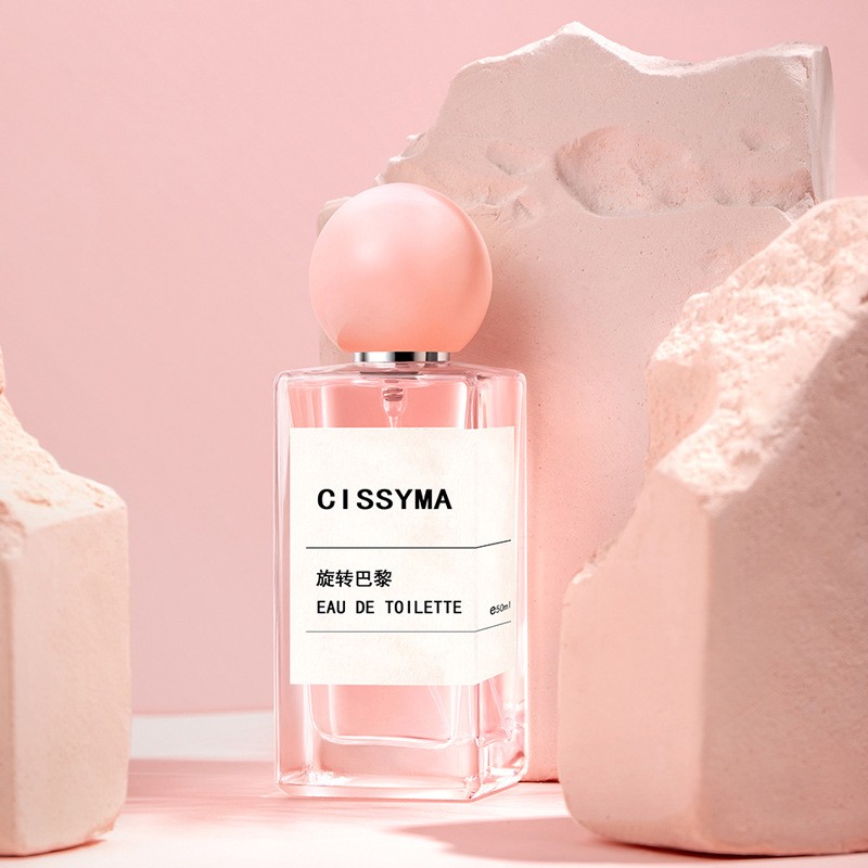 旋转巴黎女士淡香香水喷雾粉色持久留香清新自然花果香少女适用