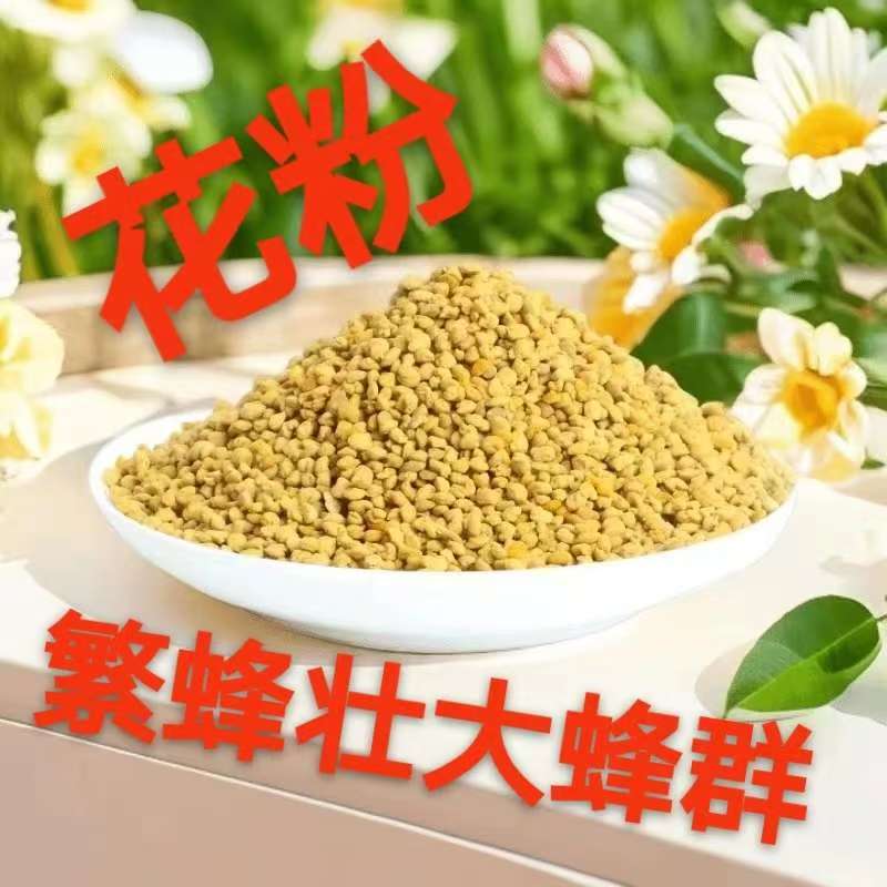 油菜花粉喂蜂养蜂纯正天然中蜂土蜂专用杂花粉颗粒蜂粮蜜蜂饲料