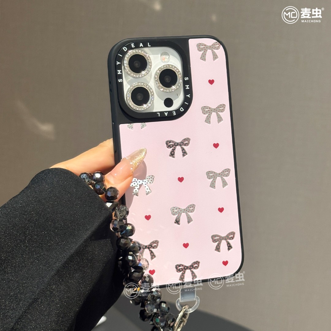 直播专属】蝴蝶结适用Mate70华为苹果17promax手机壳iPhone16小米