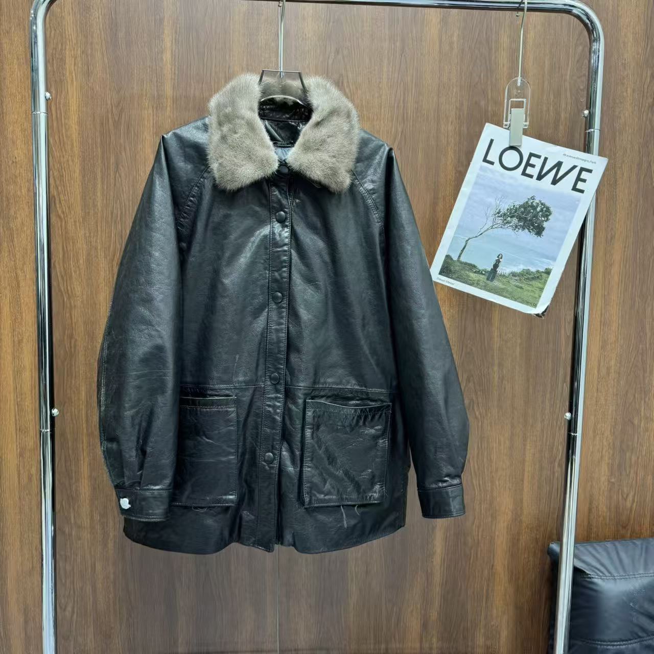 「Darley推荐」“可拆内胆”｜小牛皮｜真皮鸭绒皮衣外套水貂领百搭潮