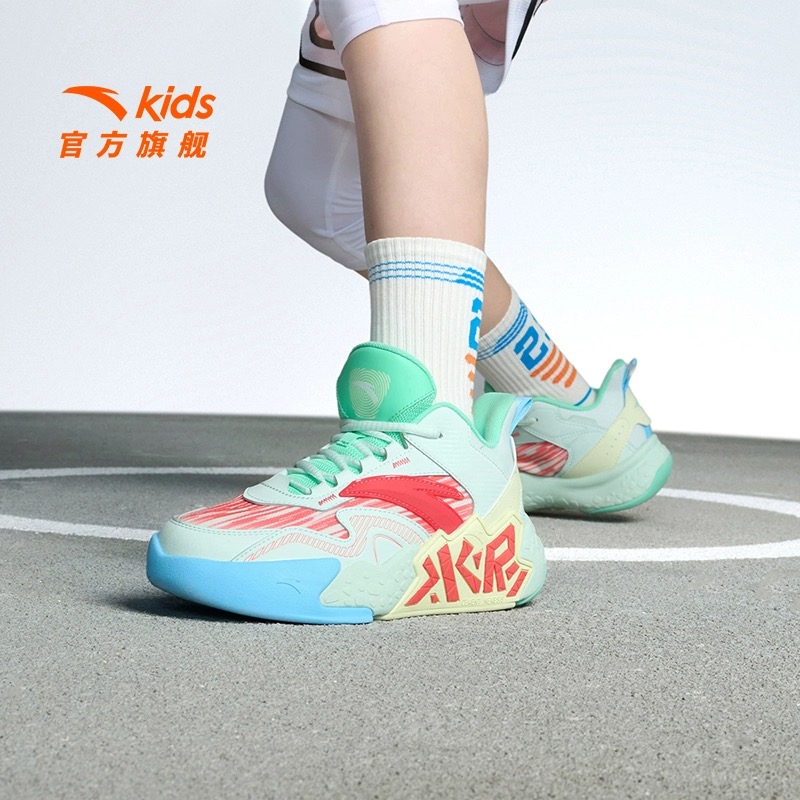 【抗寒防冻】安踏儿童秋冬款专业篮球鞋男大童水泥氪星实战专业球鞋