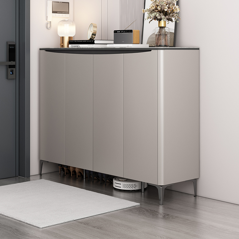 大容量鞋柜家用门口收纳柜一体靠墙2025新款入户现代简约储物柜子