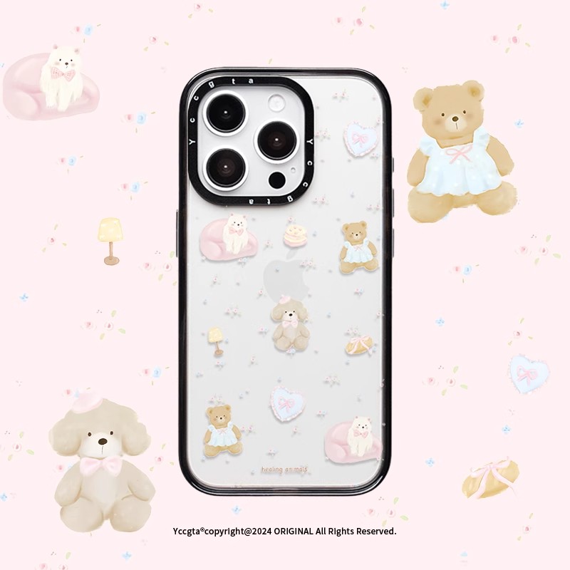 PlanB原创 宝宝小熊适用iphone17pro手机壳苹果16/15/14/13/12/11