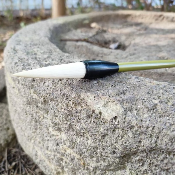 （金菁专享)双羊牌加健羊毫斗笔出锋5cm口径1.1cm毛笔技能训练毛笔