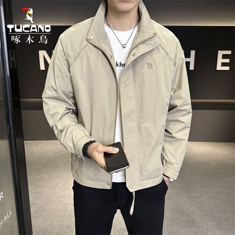 TUCANO/啄木鳥秋季新款档次简约夹克 休闲男外套时尚百搭立领工装
