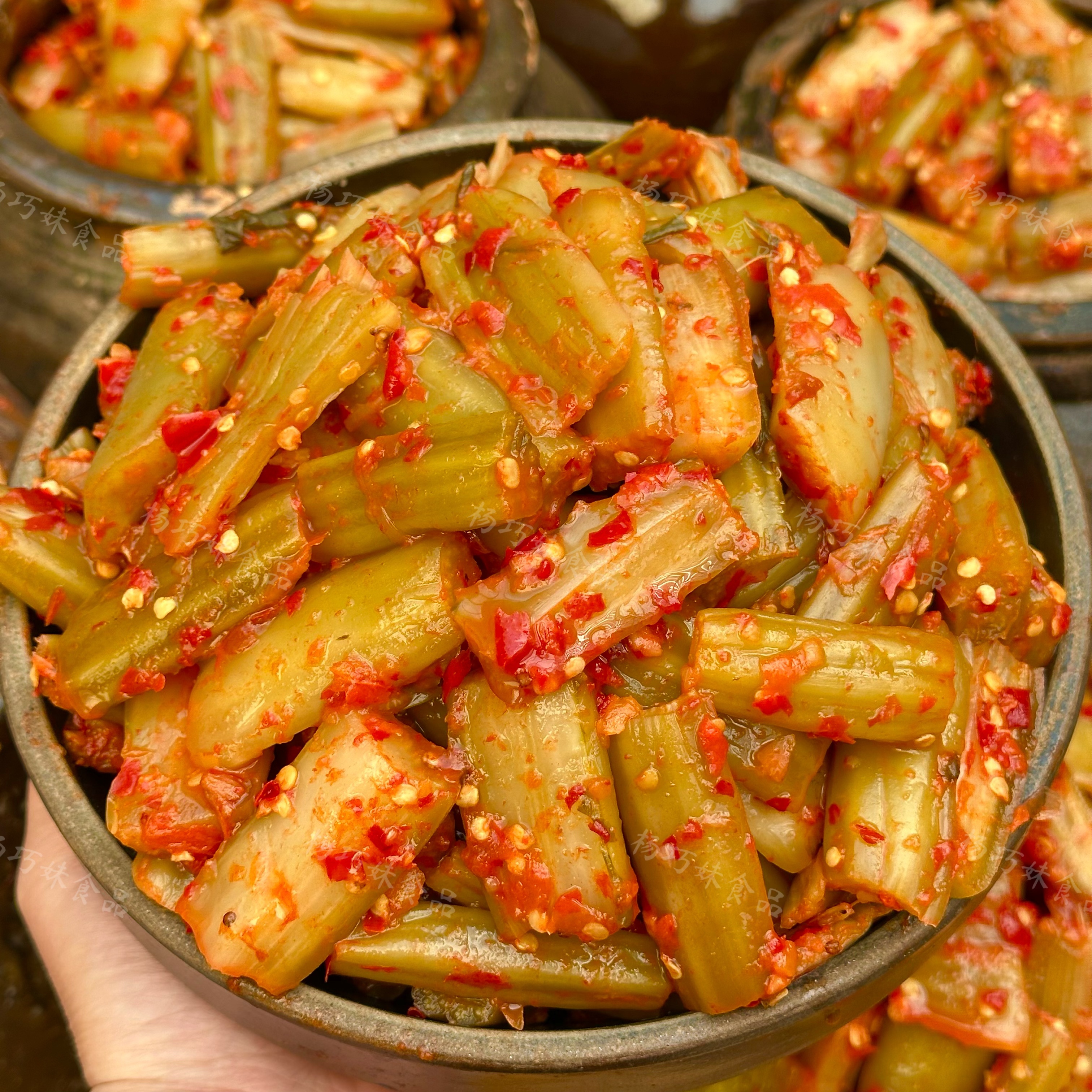 杨巧妹酸辣菜梗江西美食酸辣鲜脆调味佐餐下饭菜酱腌菜