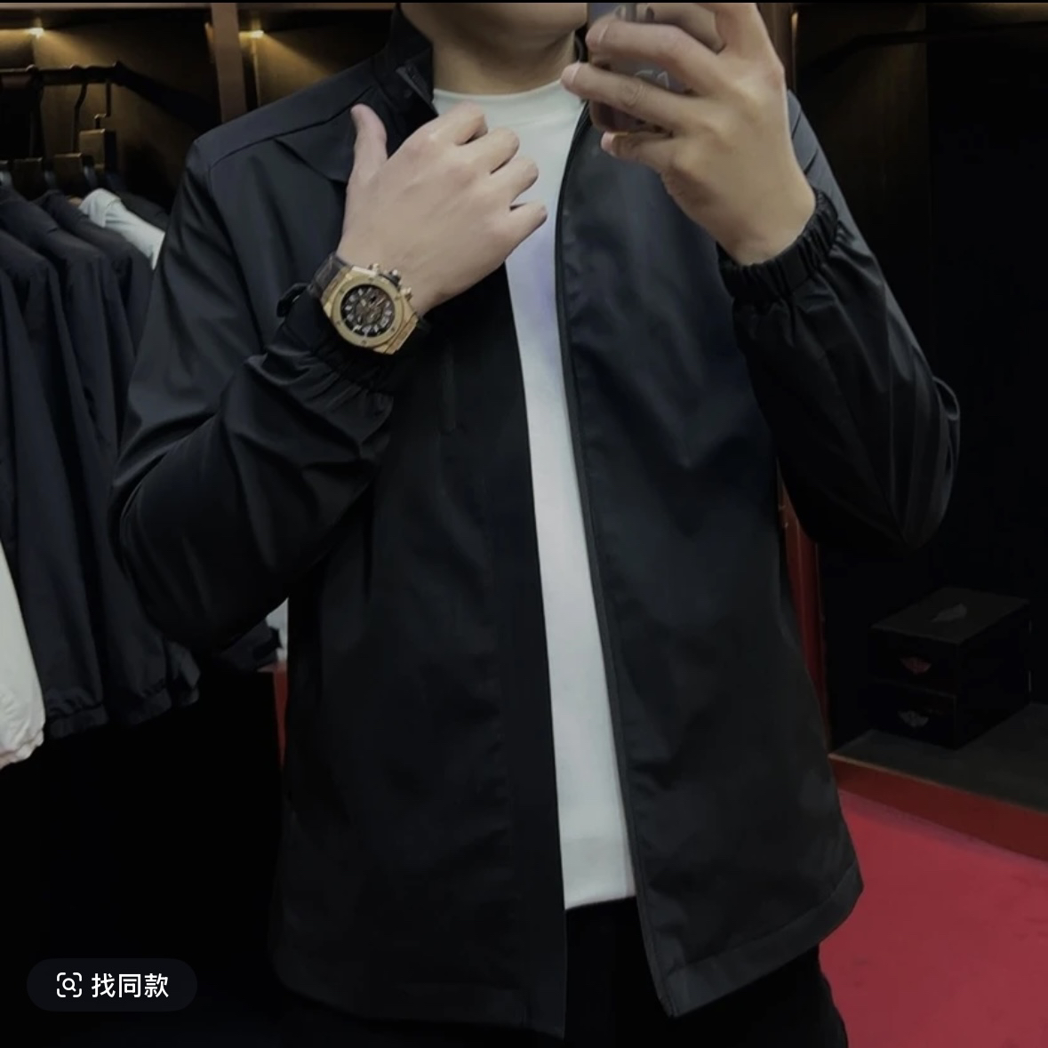 2025春季男士新款爆款休闲行政夹克户外时尚修身立领百搭外套上衣