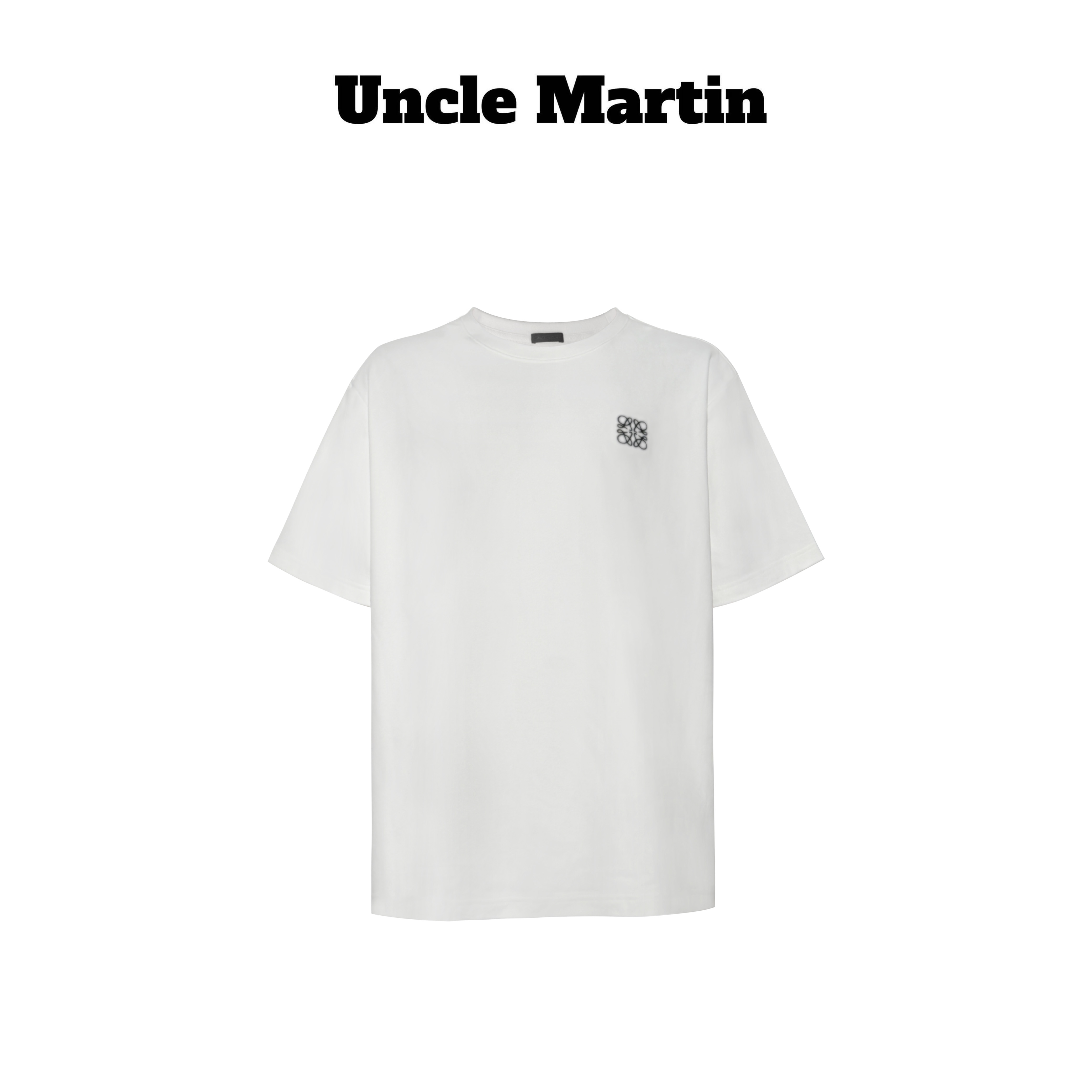 马丁叔叔 25AW常规款印花纯色T恤圆领舒适短袖-843