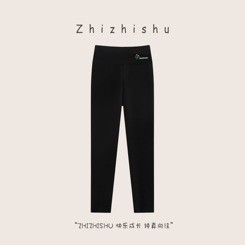 女童打底裤秋季2025新款鲨鱼裤儿童速干瑜伽裤运动紧身裤子