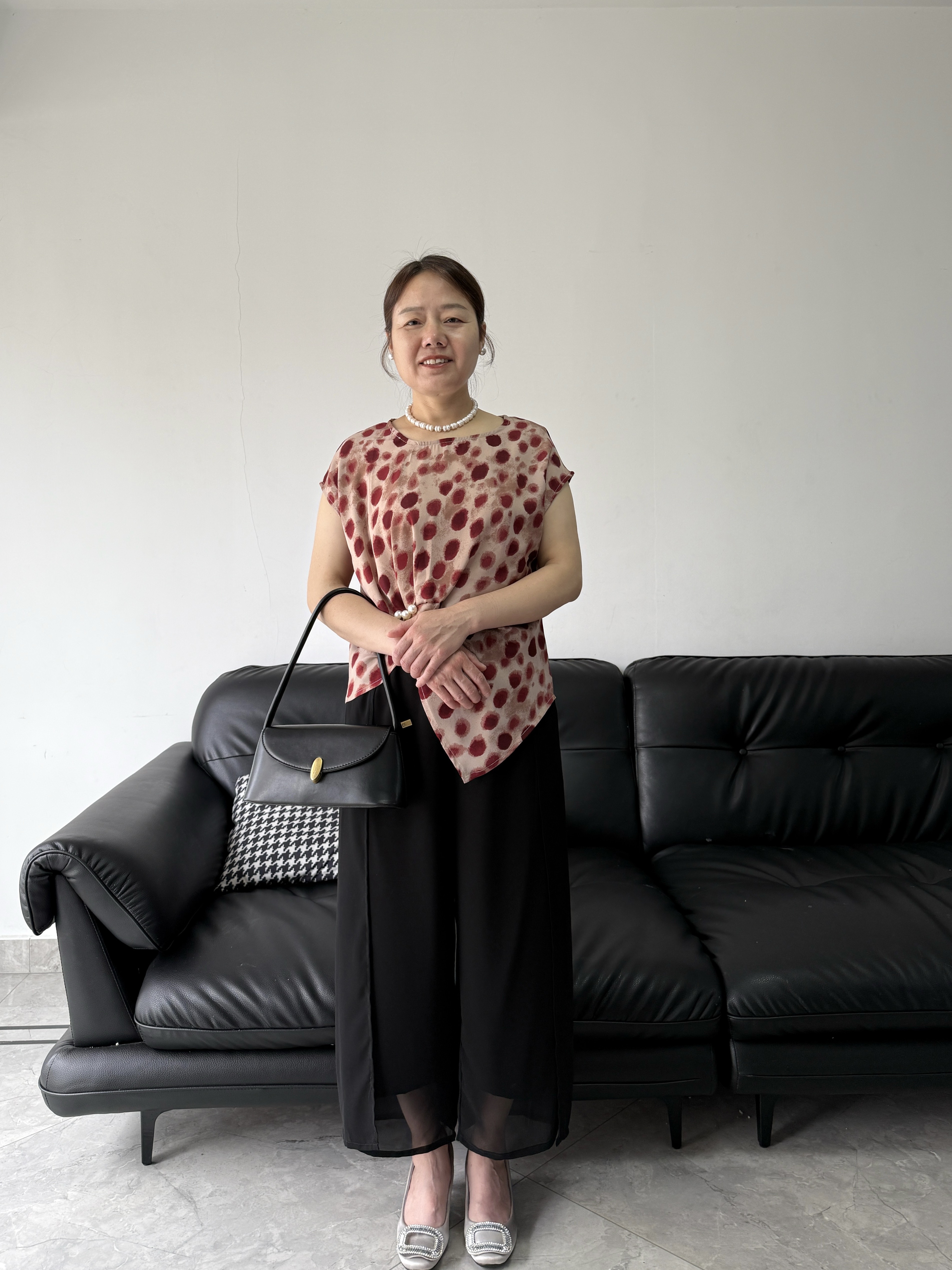 中年妈妈夏装夏季短袖T恤2025新中老年大码上衣两件套母亲节女装