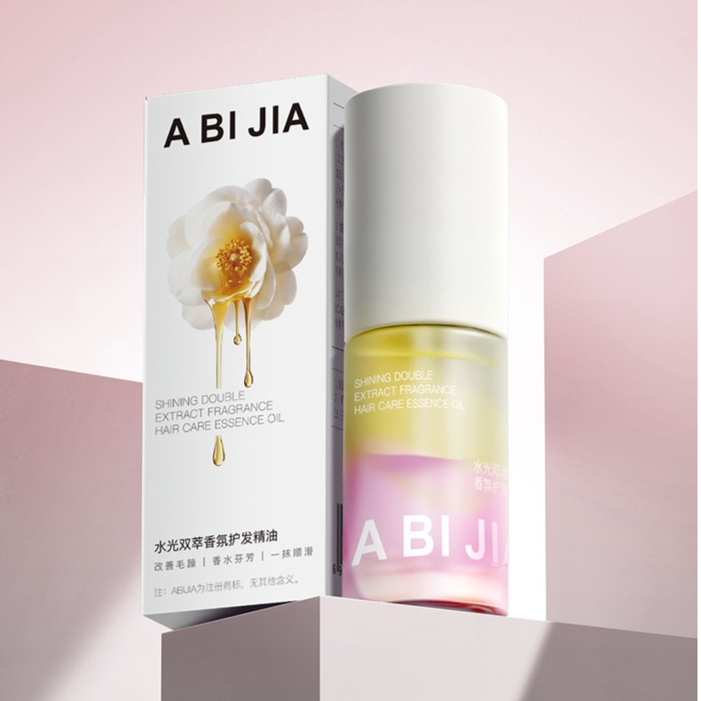A BI JIA超模水光双萃SPA防热伤护发固色香氛水油护发精油喷雾
