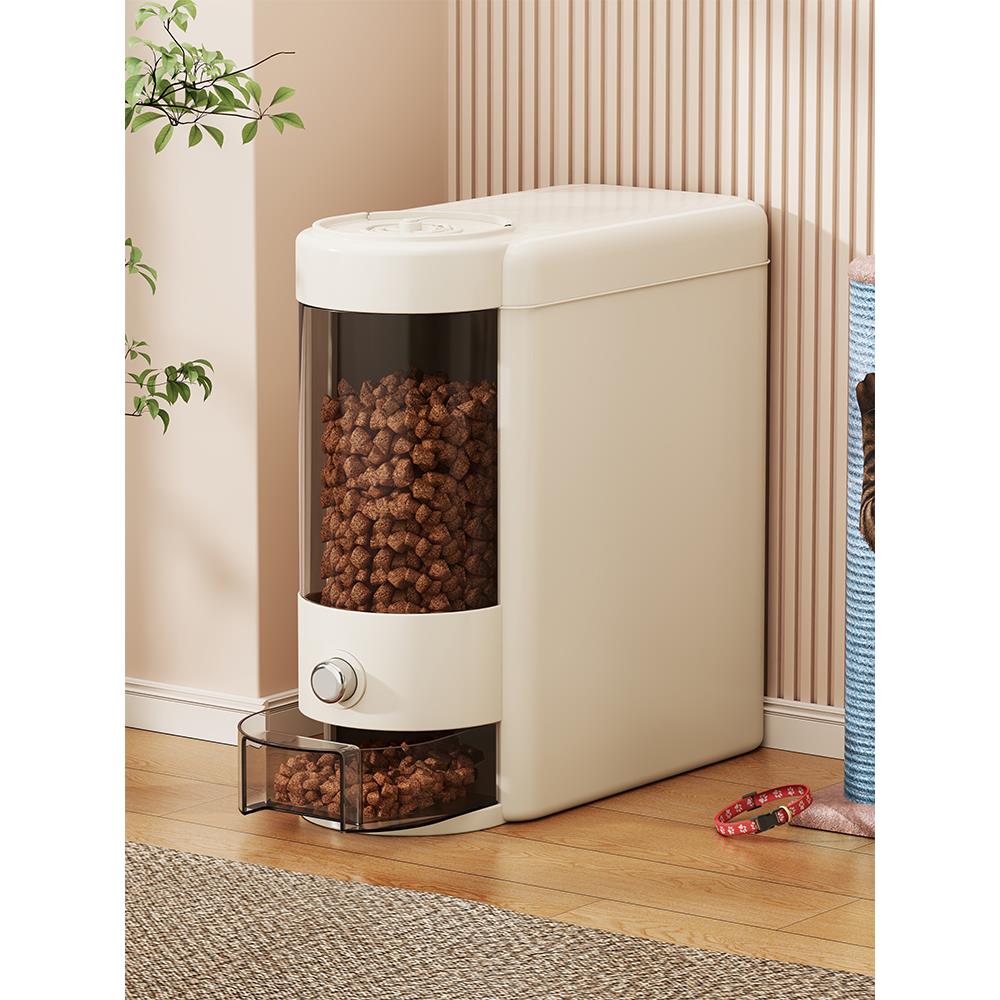 猫粮储存桶狗粮密封罐防潮真空宠物猫咪粮食存储收纳盒储粮桶盒子