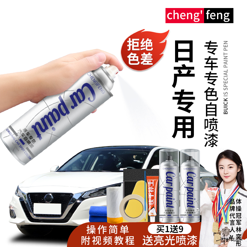 5.日产轩逸天籁骊威阳光蓝鸟奇骏逍客骐达白色专车自喷漆珍珠白