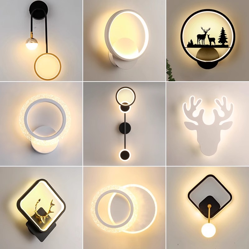 网红壁灯LED床头卧室现代简约创意客厅阳台楼梯过道墙壁玄关灯