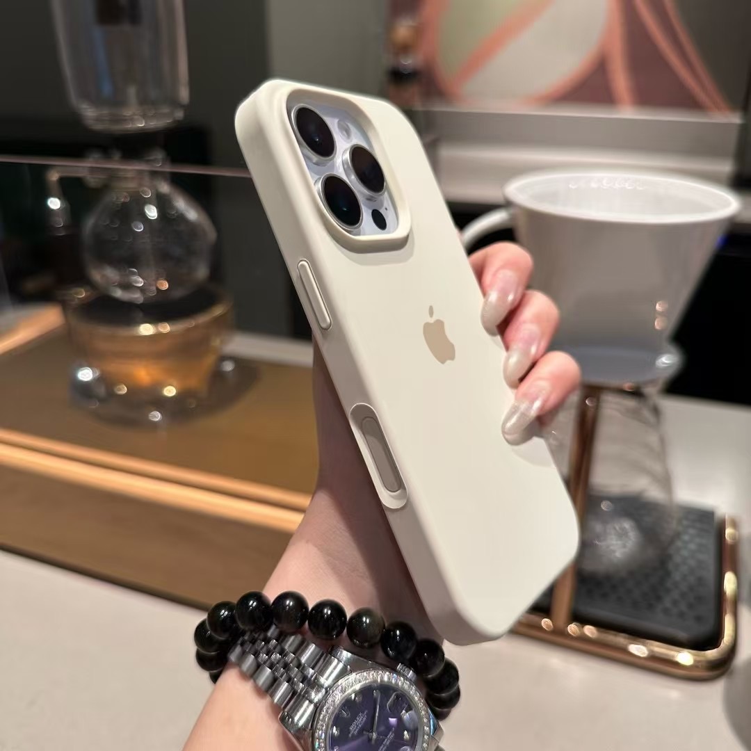 液态硅胶一体相机按键适用苹果16promax手机壳iPhone16新款17pro