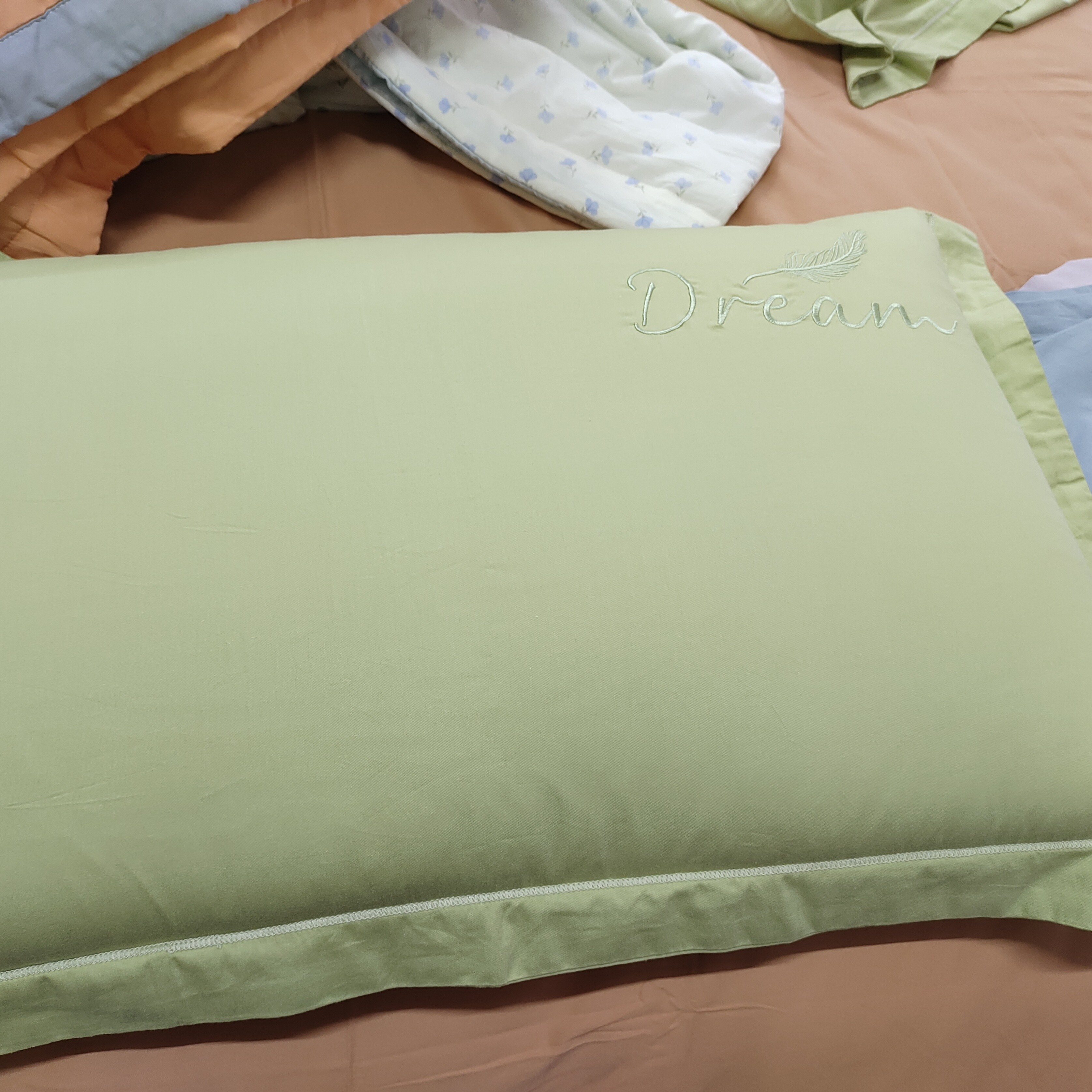 【芳姐专属】福利款炸全棉枕套四季轻奢全棉枕套纯棉刺绣超柔款