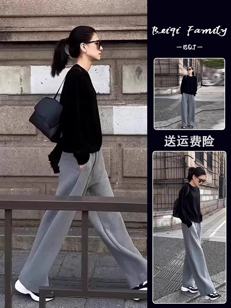 开春穿搭套装2025高级感小个子减龄搭配一整套休闲时尚卫衣两件套