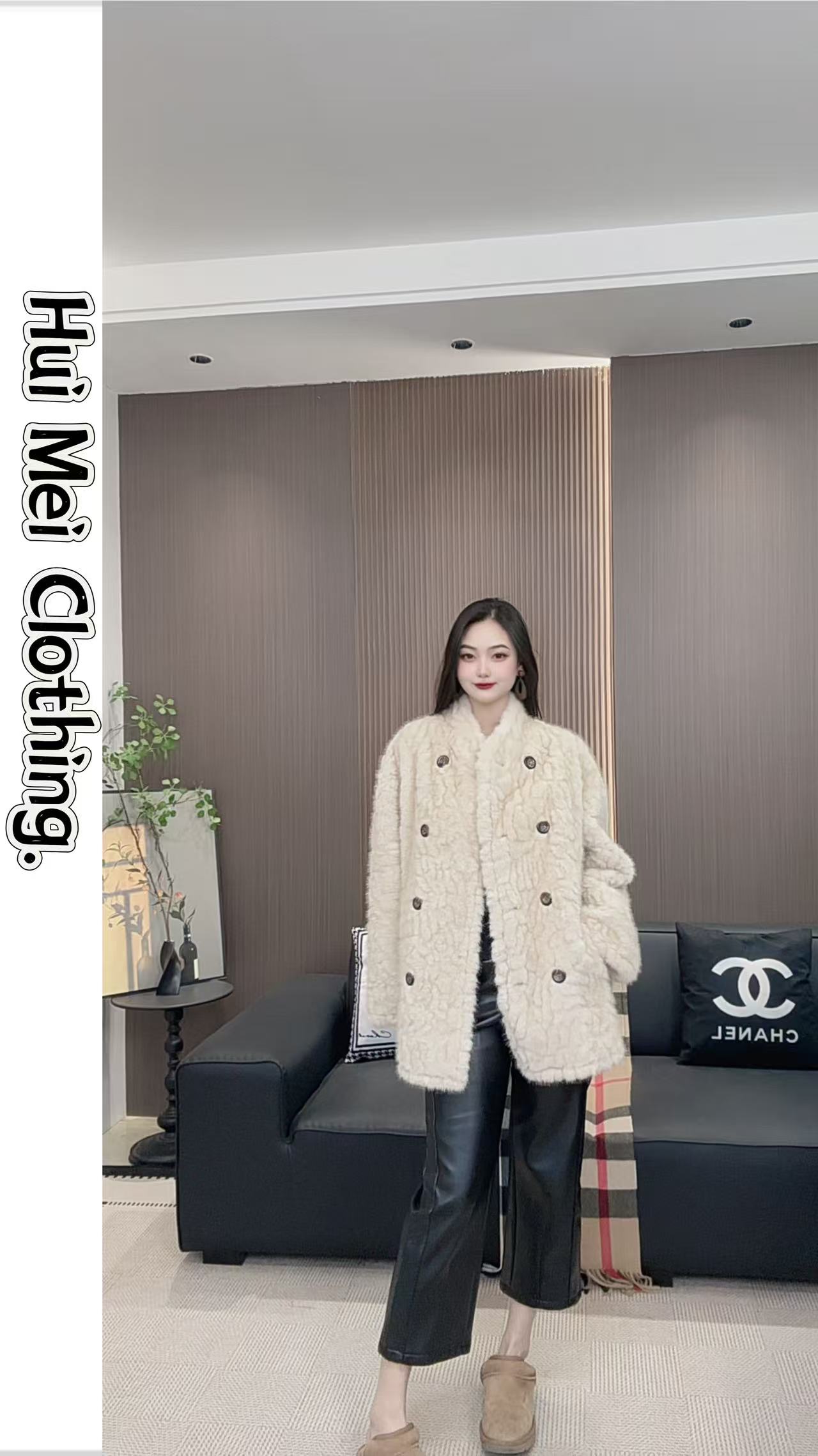 【汇美服饰】2025新款高奢气质双面穿短款外套