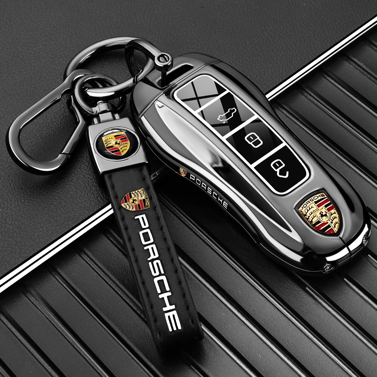 保时捷Panamera帕拉梅拉车钥匙套Macan玛卡718卡宴Taycan高档壳扣