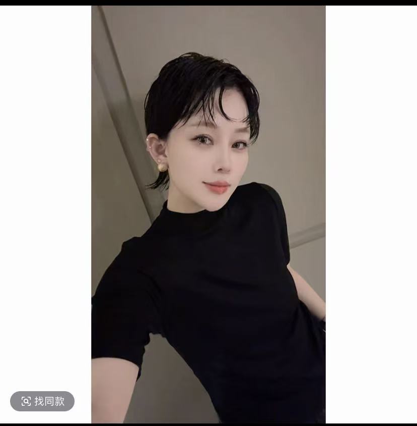 《升级版中袖百万打底》JING3999时尚半袖T恤舒适百搭女士圆领上衣