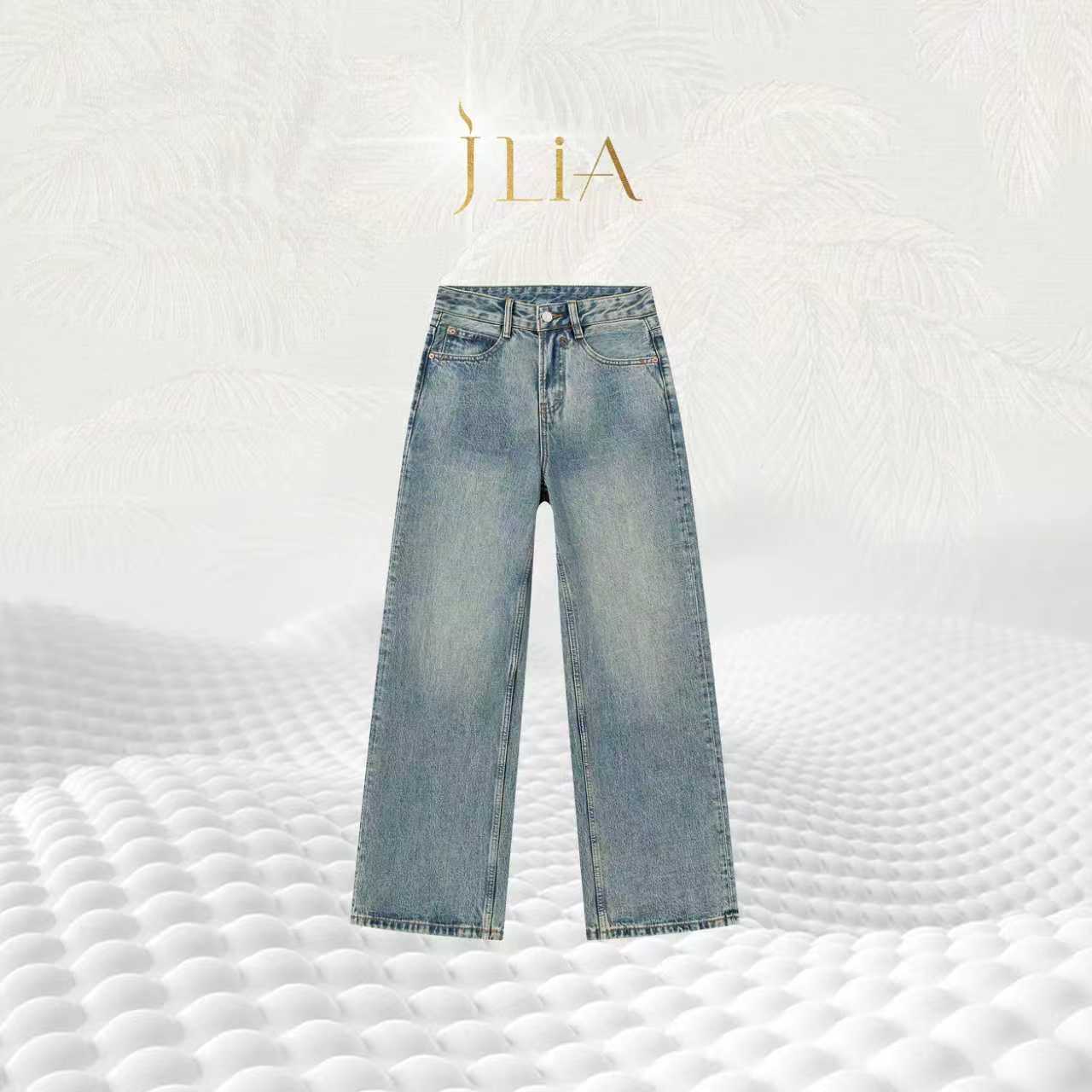 JLIA GOLD-1065【 2026女士系列】视觉色彩水洗蓝 微阔