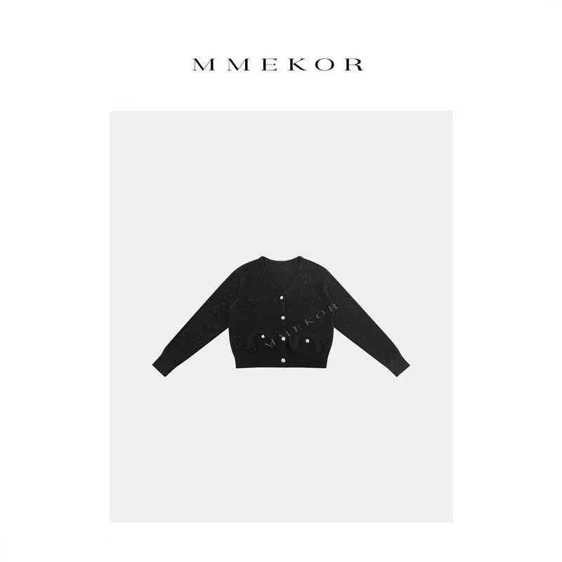 MMEKOR“松茶可可”毛衣 2025新款活力常青藤韩系上衣 89088