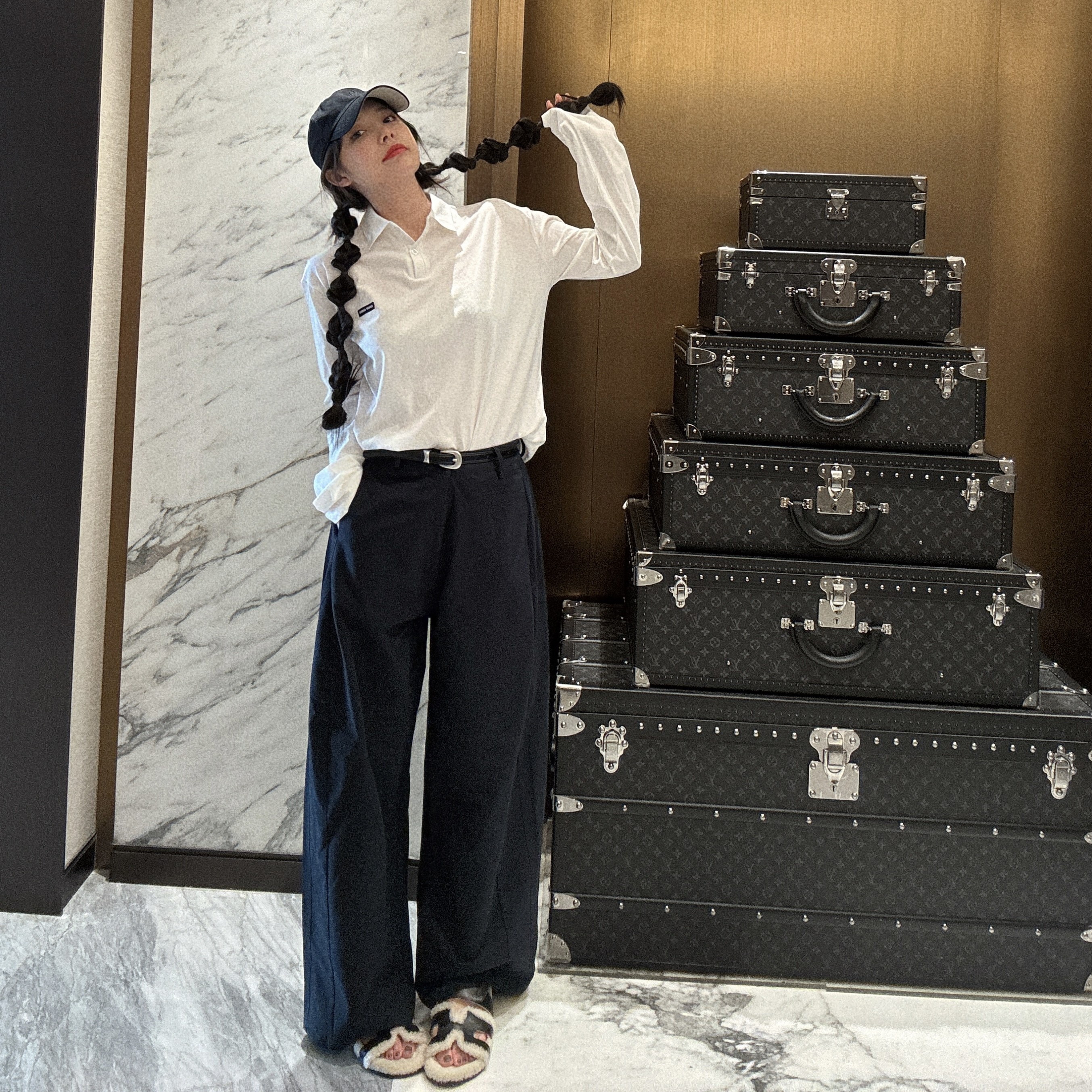 BETTER JOELAY-【琉璃雾】时尚百搭简约T恤长袖潮流休闲风KH3333