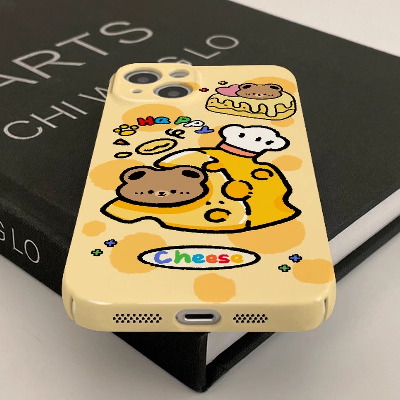 菲林软壳防摔黄油小熊适用苹果16华为reno13小米15vivox200 1加