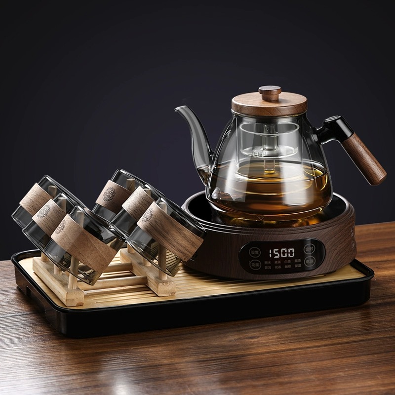 玻璃煮茶壶2025新款煮茶炉泡茶壶蒸煮一体电陶炉烧水单壶茶具高档