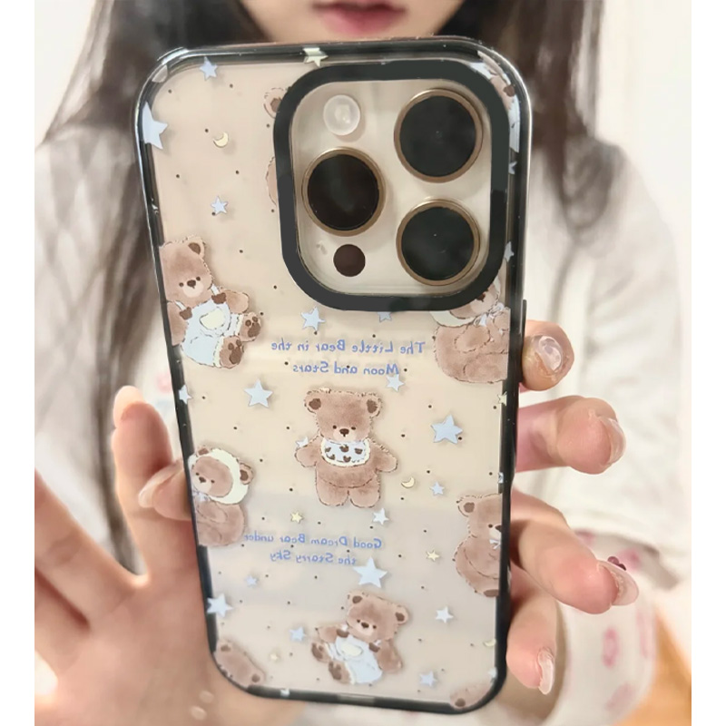 BANCA可爱星梦小熊适用iPhone16/15promax手机壳苹果14/13透明12