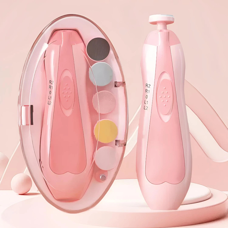 婴儿新生打磨指甲器电动指甲刀电动安全自动修剪专用指甲静音套装