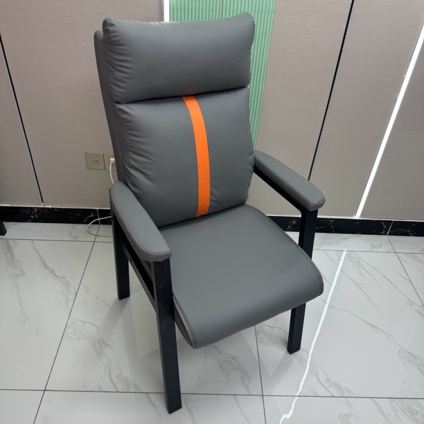 （4张）麻将椅弹簧坐垫猫爪皮实木框架构造加粗脚麻将椅棋牌椅专用