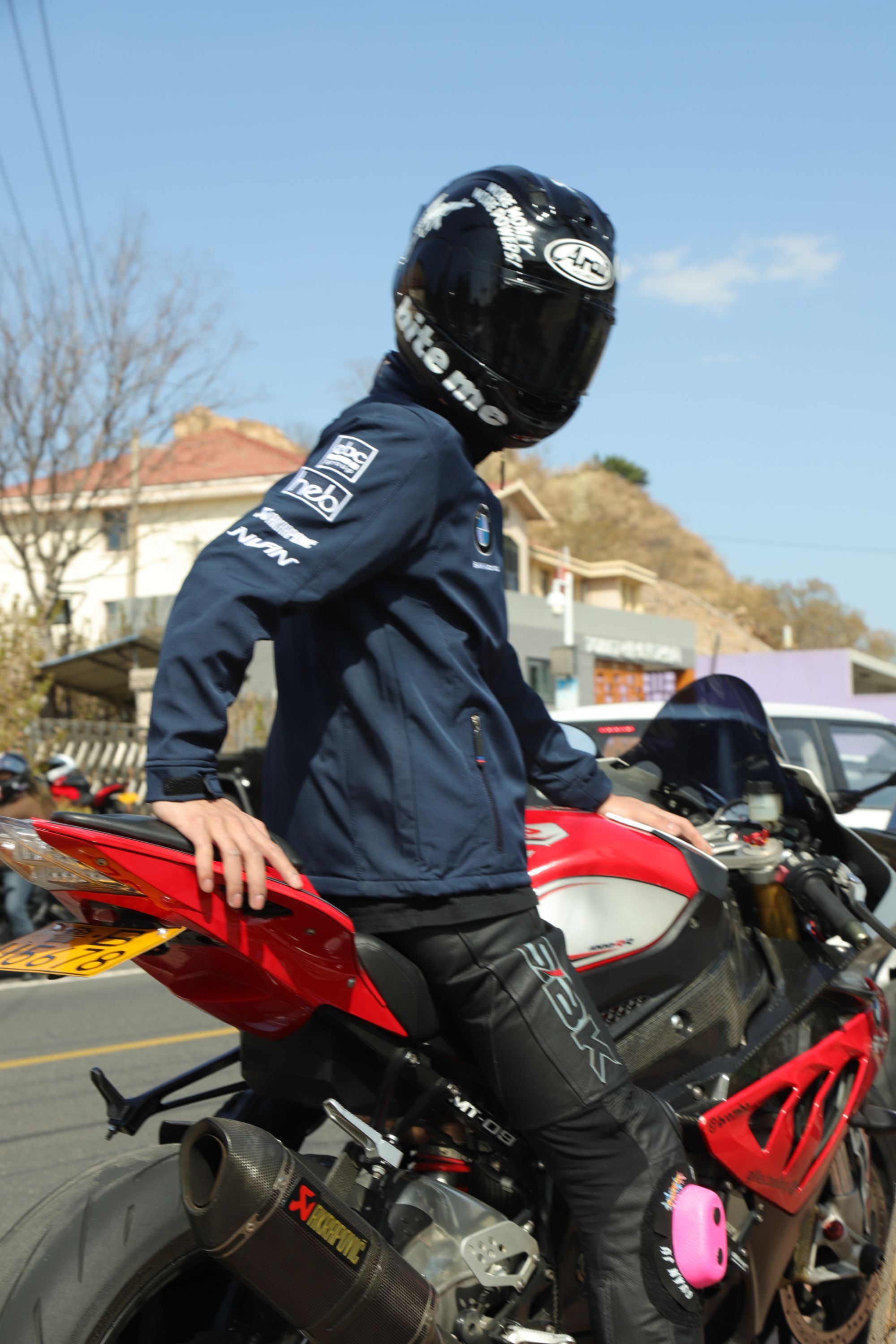 BMW宝马摩托车骑行服防风防水保暖春秋季骑士冲锋衣夹克外套