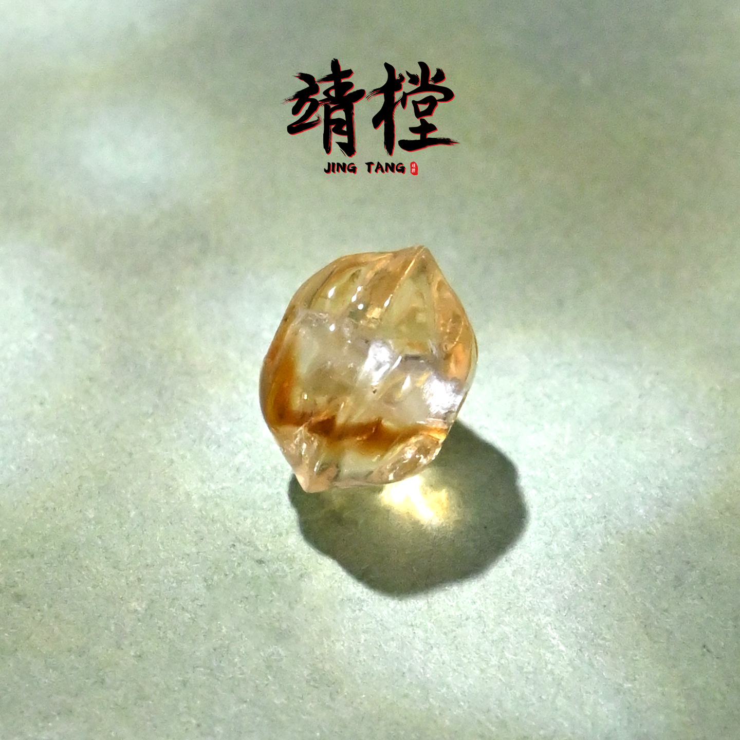 8MM天然黄塔晶横打百香籽单珠文玩手串手链配饰配珠腰珠顶珠散珠